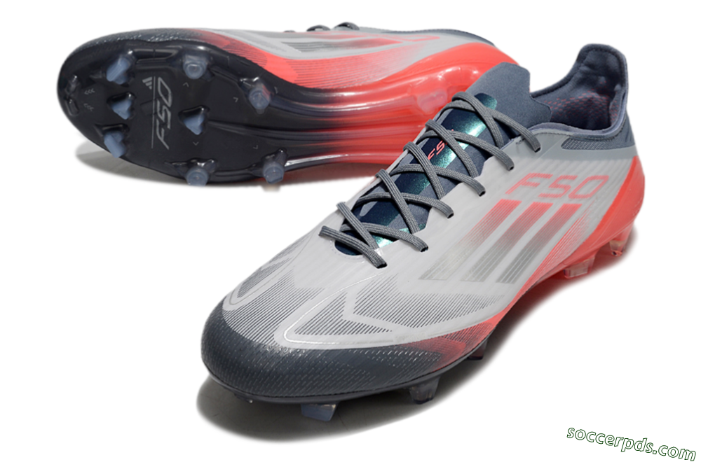 Adidas F50 Elite FG Low-Tops Football Boots - Silver/White/Pink 3