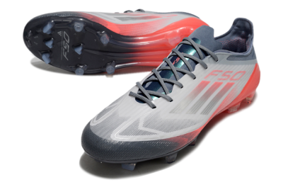 Adidas F50 Elite FG Low-Tops Football Boots - Silver/White/Pink