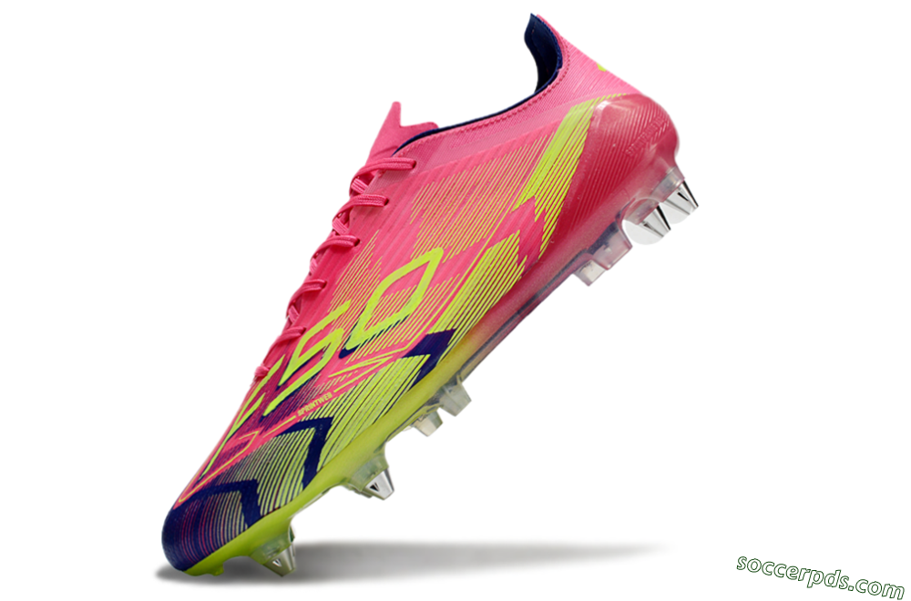 Adidas F50 Elite SG Low-Tops Football Boots - Pink/Blue/Yellow 5