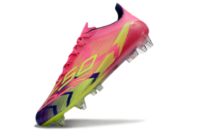 Adidas F50 Elite SG Low-Tops Football Boots - Pink/Blue/Yellow