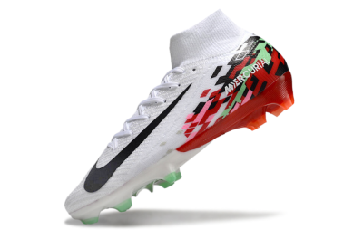Nike Air Zoom Mercurial Superfly 10 Elite FG High-Tops Football Boots - White/Black/Red