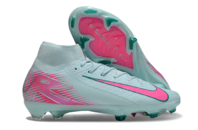 Nike Air Zoom Mercurial Superfly 10 Elite FG High-Tops Football Boots - Jade/Pink/Silver