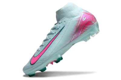 Nike Air Zoom Mercurial Superfly 10 Elite FG High-Tops Football Boots - Jade/Pink/Silver