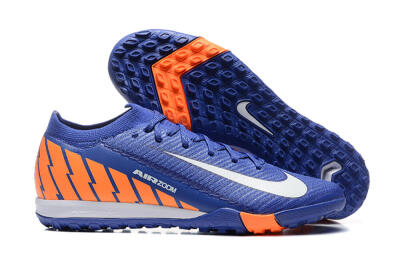 Nike Air Zoom Mercurial Vapor 16 Elite TF Low-Tops Football Shoes - Blue/White/Orange