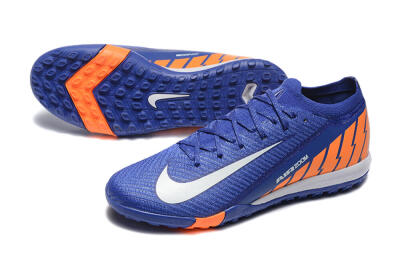 Nike Air Zoom Mercurial Vapor 16 Elite TF Low-Tops Football Shoes - Blue/White/Orange