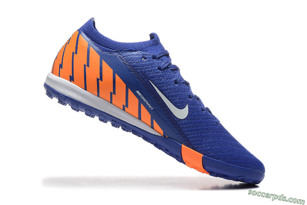 Nike Air Zoom Mercurial Vapor 16 Elite TF Low-Tops Football Shoes - Blue/White/Orange 7