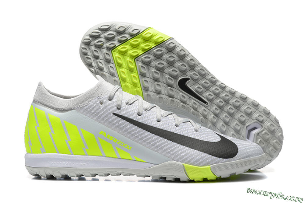 Nike Air Zoom Mercurial Vapor 16 Elite TF Low-Tops Football Shoes - Grey/Yellow/Silver 1