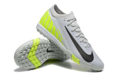 Nike Air Zoom Mercurial Vapor 16 Elite TF Low-Tops Football Shoes - Grey/Yellow/Silver