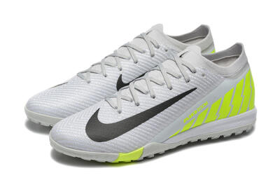 Nike Air Zoom Mercurial Vapor 16 Elite TF Low-Tops Football Shoes - Grey/Yellow/Silver