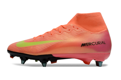 Nike Air Zoom Mercurial Superfly 10 Elite SG High-Tops Football Boots - Red/Yellow/Black