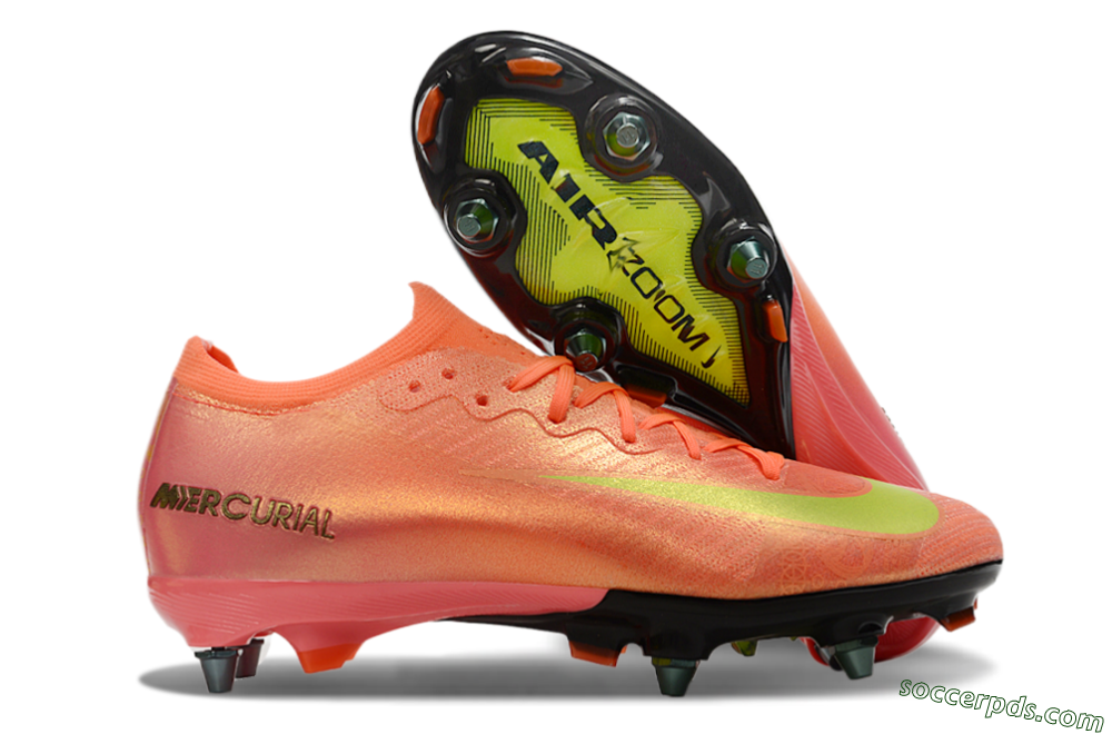 Nike Air Zoom Mercurial Vapor 16 Elite SG Low-Tops Football Boots - Red/Yellow/Black 1