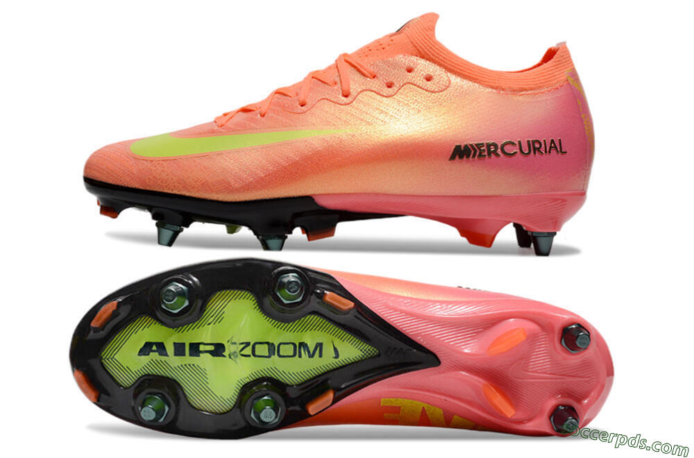 Nike Air Zoom Mercurial Vapor 16 Elite SG Low-Tops Football Boots - Red/Yellow/Black 0