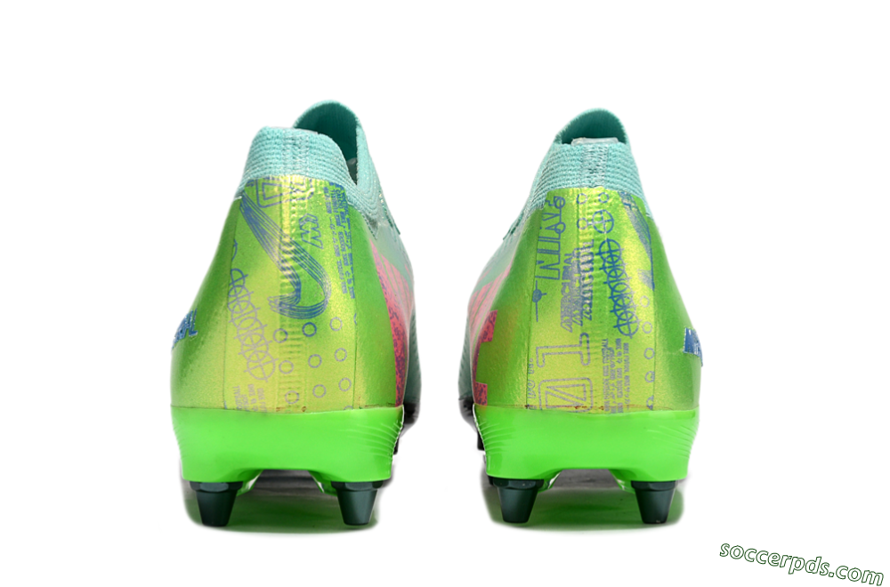 Nike Air Zoom Mercurial Vapor 16 Elite SG Low-Tops Football Boots - Jade/Pink/Blue 5