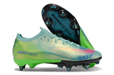 Nike Air Zoom Mercurial Vapor 16 Elite SG Low-Tops Football Boots - Jade/Pink/Blue