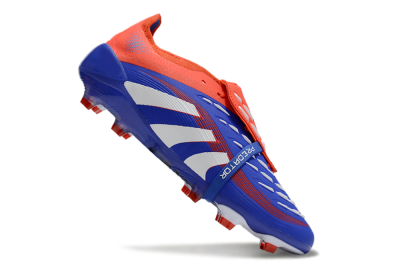 Adidas Predator Elite 25 Foldover Tongue FG Low-Tops Football Boots - Blue/White/Red