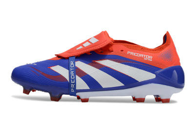 Adidas Predator Elite 25 Foldover Tongue FG Low-Tops Football Boots - Blue/White/Red