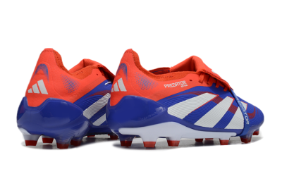 Adidas Predator Elite 25 Foldover Tongue FG Low-Tops Football Boots - Blue/White/Red