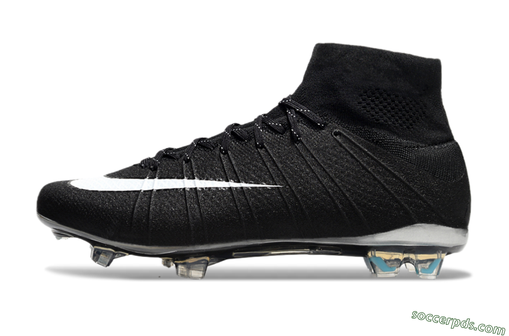 Nike Mercurial Superfly 4 CR7 FG High-Tops Football Boots - Black/White/Blue 2