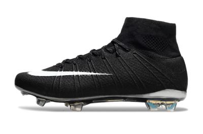 Nike Mercurial Superfly 4 CR7 FG High-Tops Football Boots - Black/White/Blue