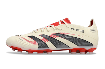 Adidas Predator 25+ Elite AG Low-Tops Football Boots - Beige/Red/Black