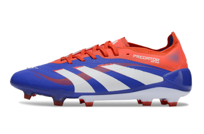 Adidas Predator 25 Elite FG Low-Tops Football Boots - Blue/White/Red