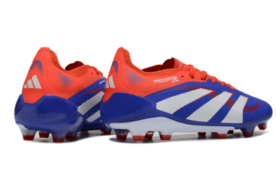 Adidas Predator 25 Elite FG Low-Tops Football Boots - Blue/White/Red
