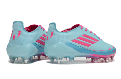 Messi x Adidas F50 Elite SG Low-Tops Football Boots - Jade/Blue/Red