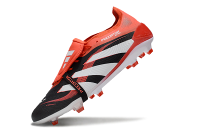 Adidas Predator Elite 25 Foldover Tongue FG Low-Tops Football Boots - Black/White/Red