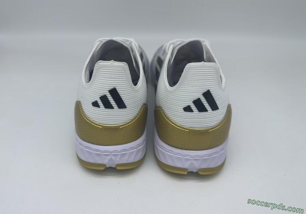 Adidas F50 Pro TF Low-Tops Football Shoes - White/Black/Yellow