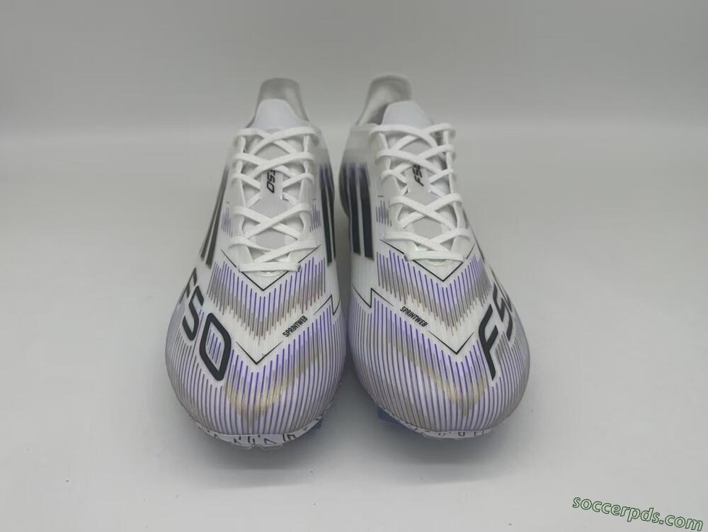 Adidas F50 Elite FG Low-Tops Football Boots - White/Black/Yellow