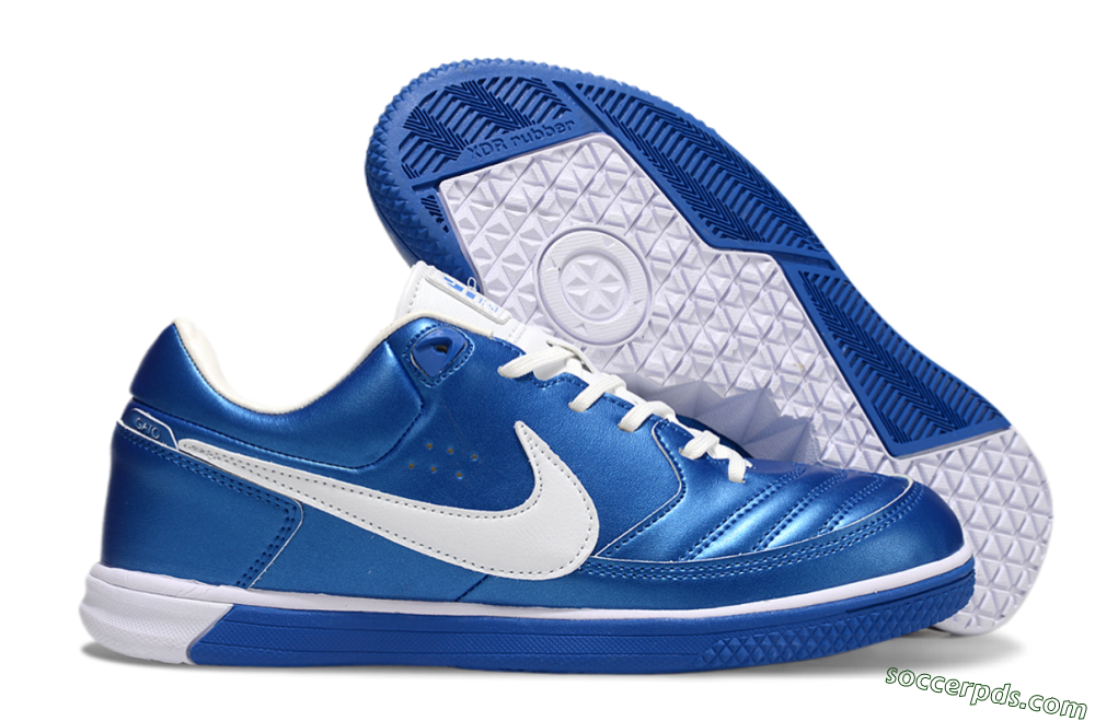 Nike Gota 2 IC Low-Tops Football Shoes - Blue/White 1