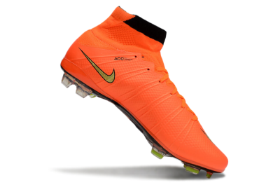 Nike Mercurial Superfly 4 CR7 FG High-Tops Football Boots - Orange/Yellow/Black