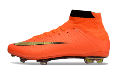 Nike Mercurial Superfly 4 CR7 FG High-Tops Football Boots - Orange/Yellow/Black