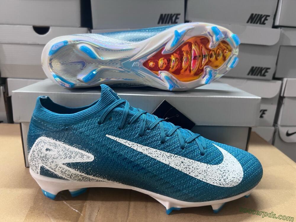 Nike Air Zoom Mercurial Vapor 16 Elite FG Low-Tops Football Boots - Blue/White/Gold