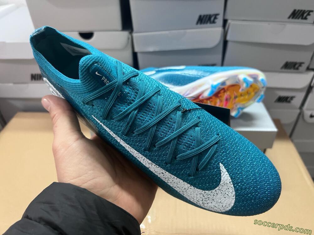 Nike Air Zoom Mercurial Vapor 16 Elite FG Low-Tops Football Boots - Blue/White/Gold