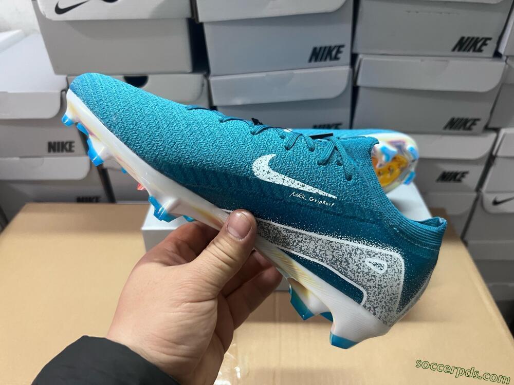 Nike Air Zoom Mercurial Vapor 16 Elite FG Low-Tops Football Boots - Blue/White/Gold