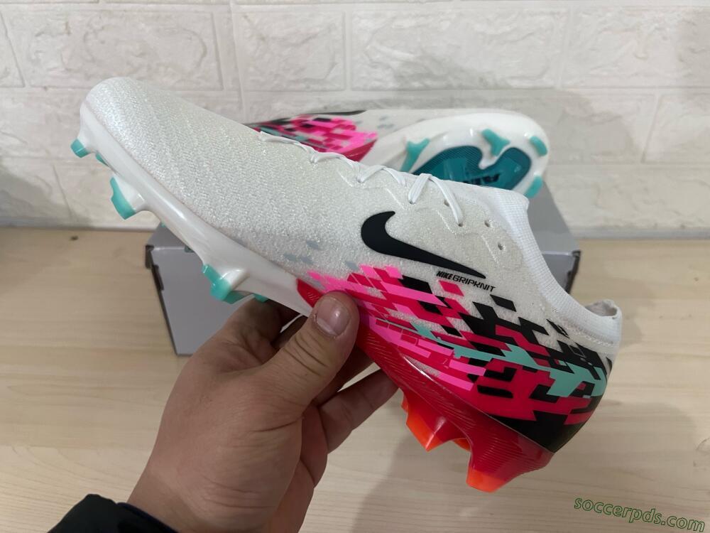 Nike Air Zoom Mercurial Vapor 16 Elite FG Low-Tops Football Boots - White/Black/Red