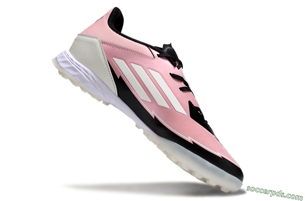 Adidas F50 Pro TF Low-Tops Football Shoes - Pink/Black/White 4
