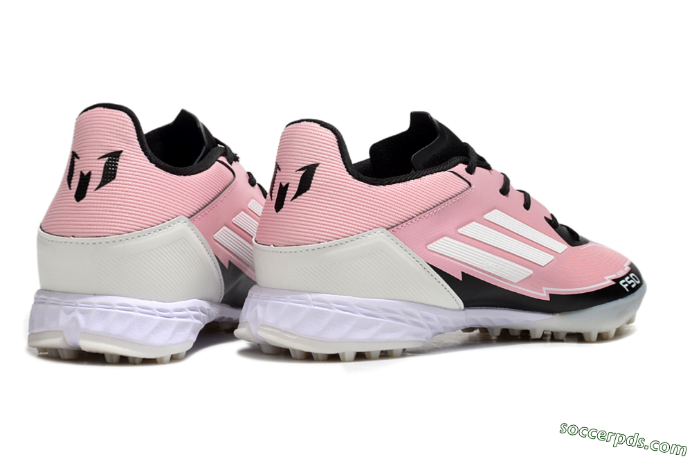 Adidas F50 Pro TF Low-Tops Football Shoes - Pink/Black/White 6