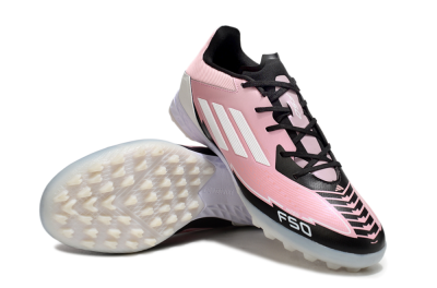 Adidas F50 Pro TF Low-Tops Football Shoes - Pink/Black/White
