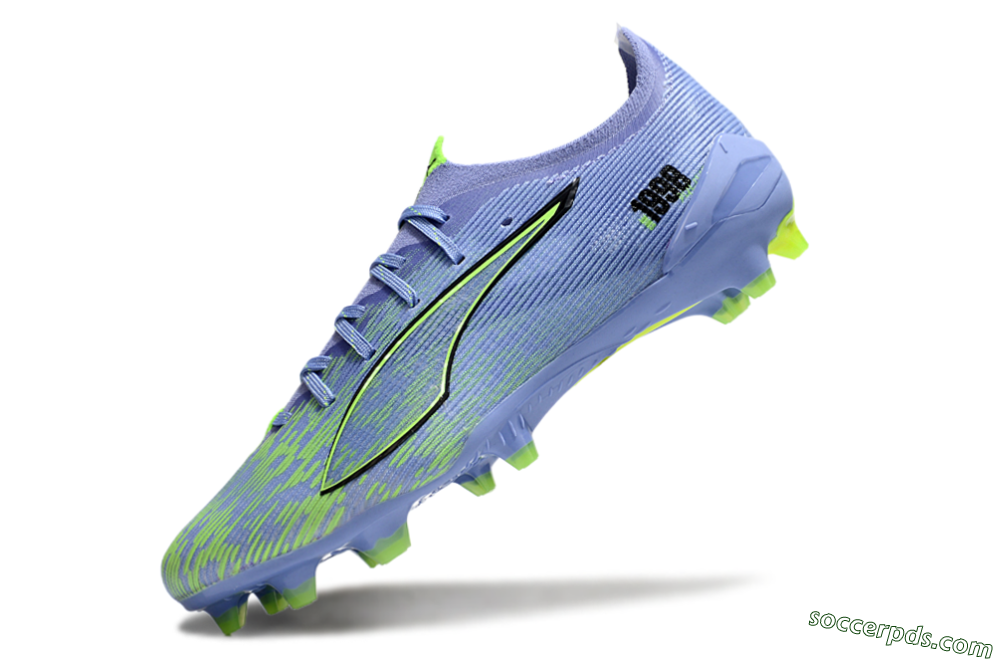 Puma Ultra 5 Ultimate FG Low-Tops Football Boots - Blue/Yellow/Black 5