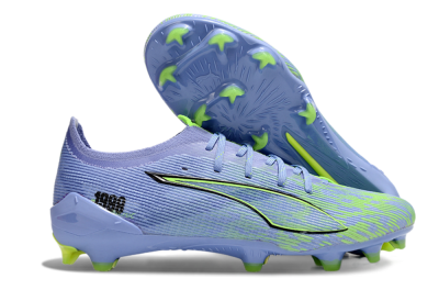 Puma Ultra 5 Ultimate FG Low-Tops Football Boots - Blue/Yellow/Black