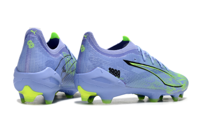 Puma Ultra 5 Ultimate FG Low-Tops Football Boots - Blue/Yellow/Black