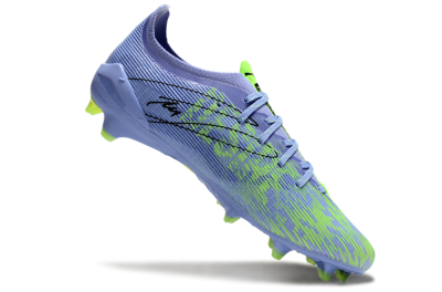 Puma Ultra 5 Ultimate FG Low-Tops Football Boots - Blue/Yellow/Black