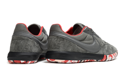 Nike Premier 2 Sala IC Low-Tops Football Shoes - Grey/Black/Red