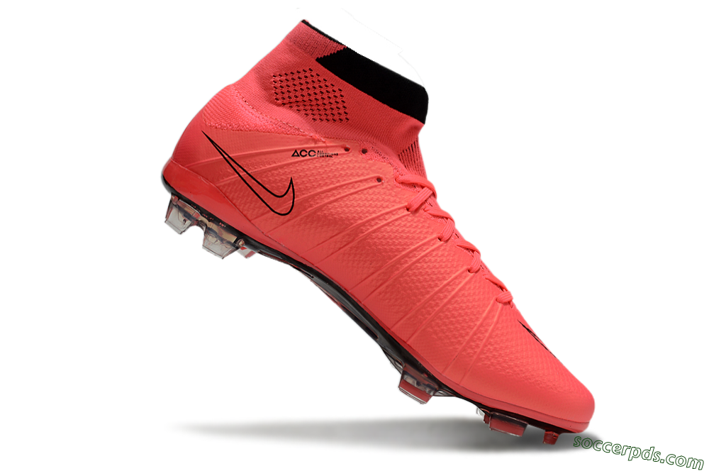 Nike Mercurial Superfly 4 CR7 FG High-Tops Football Boots - Red/Black 4
