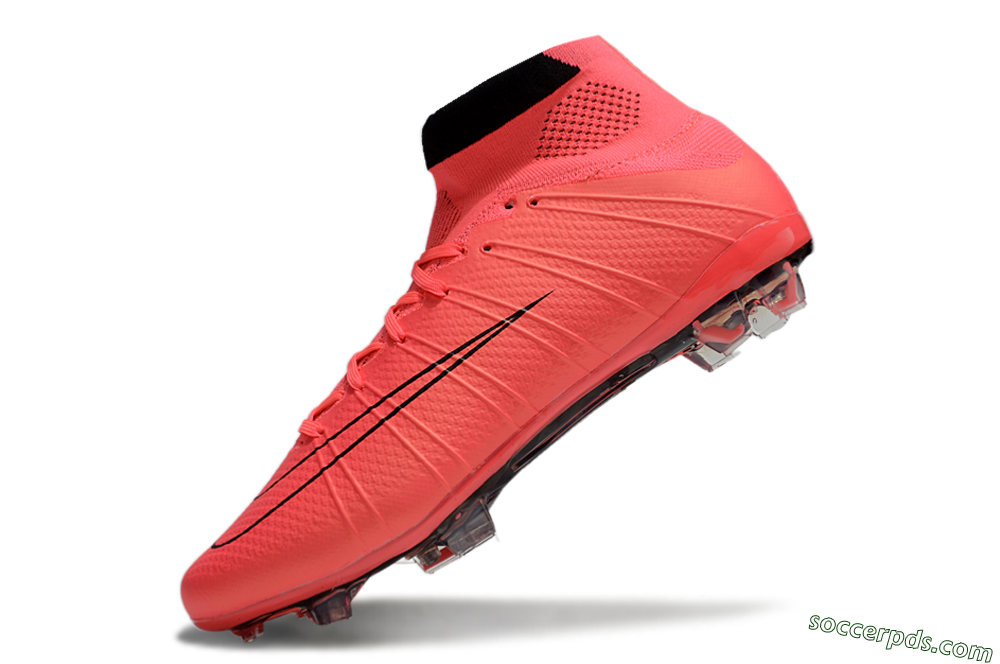 Nike Mercurial Superfly 4 CR7 FG High-Tops Football Boots - Red/Black 5