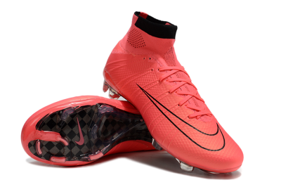 Nike Mercurial Superfly 4 CR7 FG High-Tops Football Boots - Red/Black