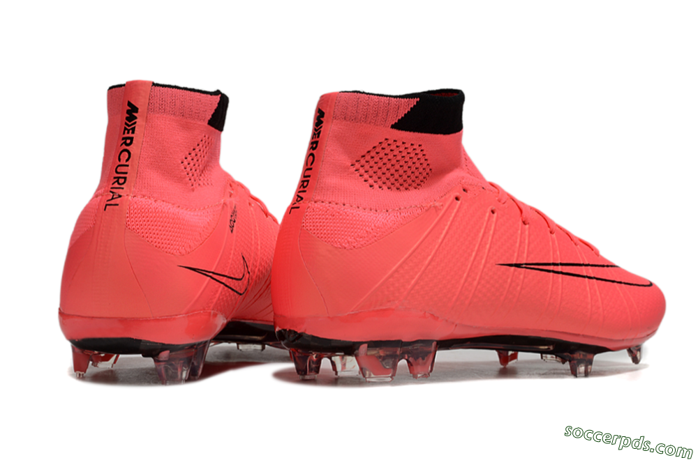 Nike Mercurial Superfly 4 CR7 FG High-Tops Football Boots - Red/Black 6