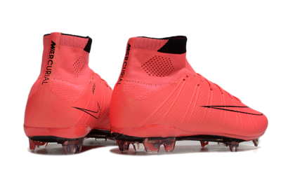 Nike Mercurial Superfly 4 CR7 FG High-Tops Football Boots - Red/Black